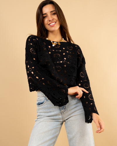 Top macramé