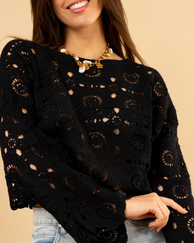 Top macramé