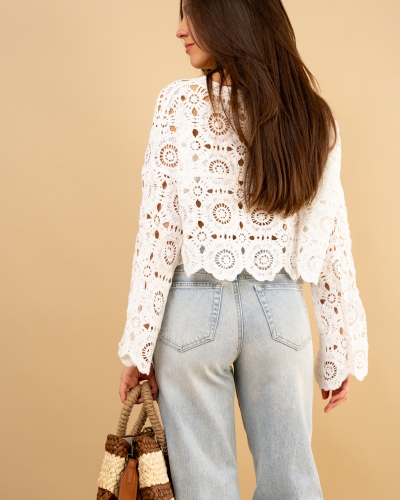 Top macramé
