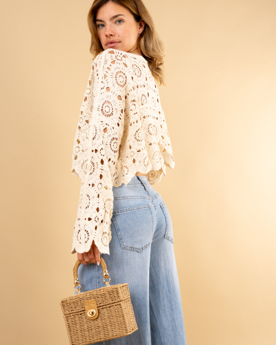 Top macramé