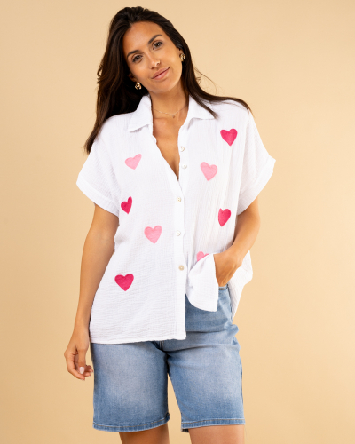 Chemise coeurs