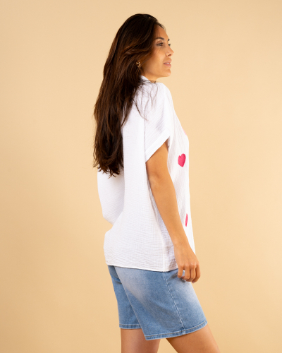 Chemise coeurs