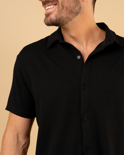 Chemise texturée