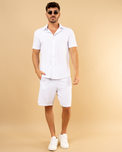Chemise texturée