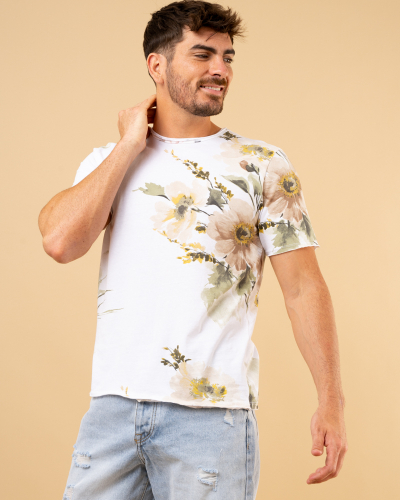 T-Shirt fleuri