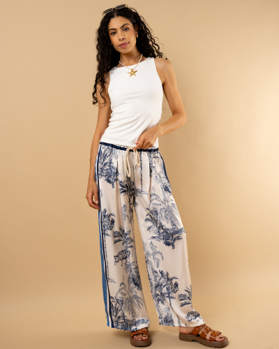 Pantalon imprimé tigre