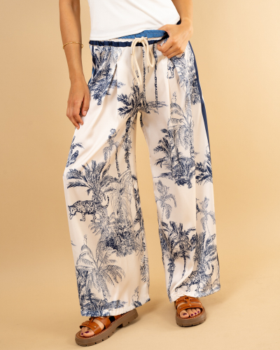 Pantalon imprimé tigre