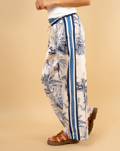 Pantalon imprimé tigre