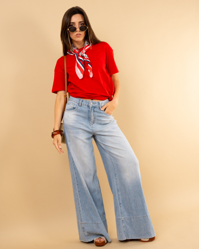 T-shirt foulard