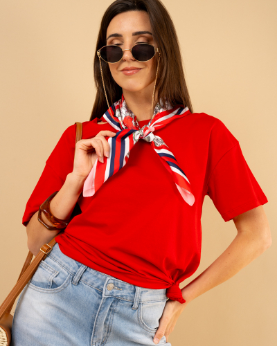 T-shirt foulard