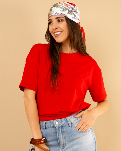 T-shirt foulard