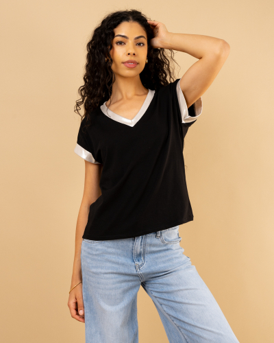 T-Shirt bord lurex