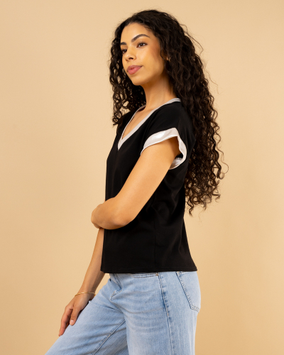T-Shirt bord lurex