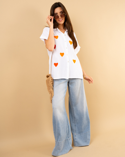Chemise coeurs
