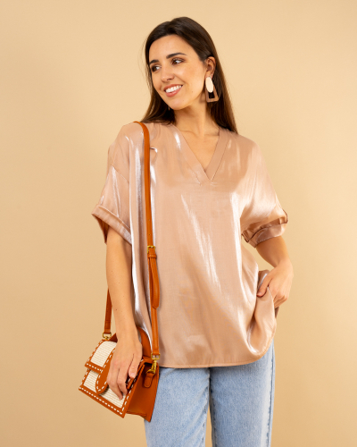 Blouse irisée