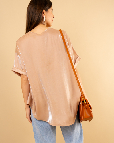 Blouse irisée