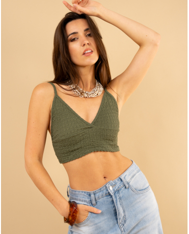 Bralette gaufre
