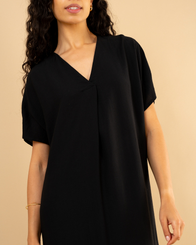Robe longue fendue
