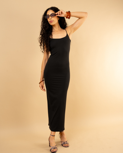Robe longue dos nu
