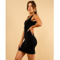 Robe courte dos nu