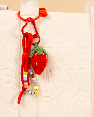 Porte clé fraise