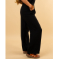 Pantalon bouton doré