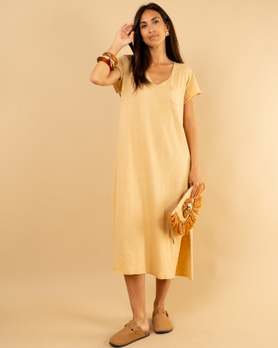Robe longue coton