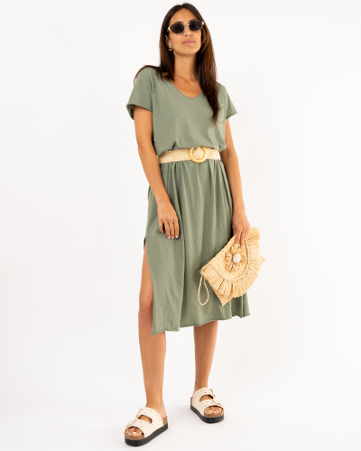 Robe longue coton