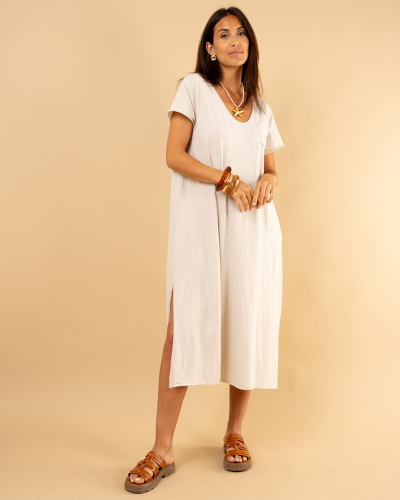Robe longue coton