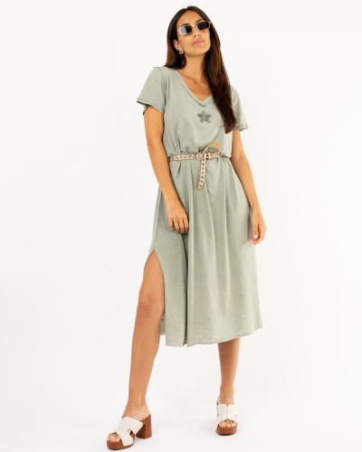 Robe délavée étoile
