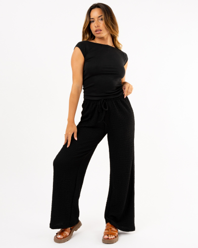 Pantalon gaufre