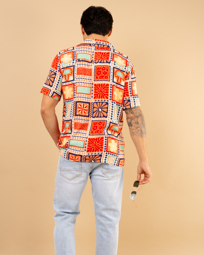 Chemise multicolore