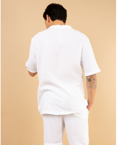 Chemise mc gaze de coton