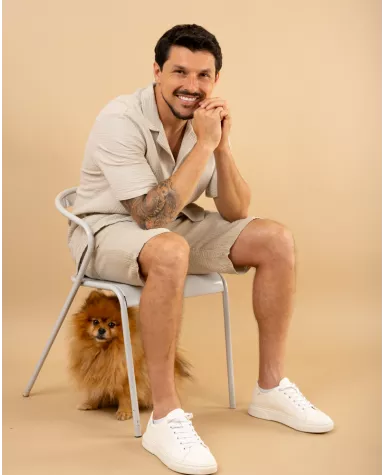 Chemise mc gaze de coton