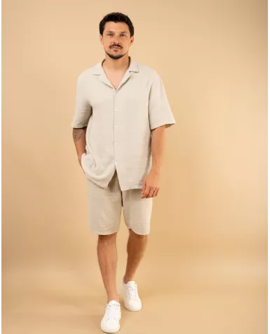 Chemise mc gaze de coton