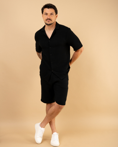 Short gaze de coton
