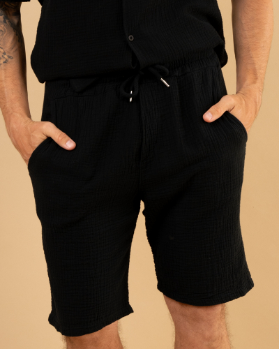 Short gaze de coton