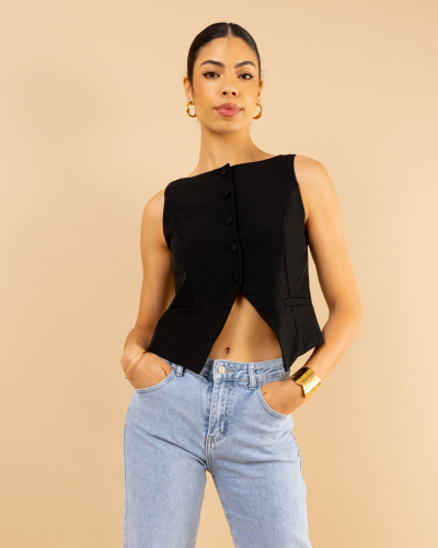Gilet boutons