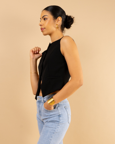 Gilet boutons
