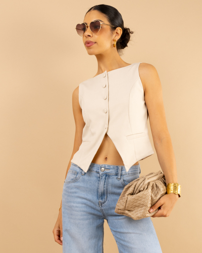 Gilet boutons