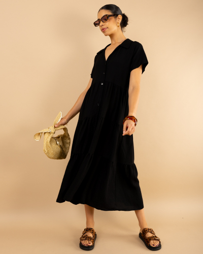 Robe longue chemise