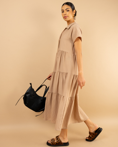 Robe longue chemise