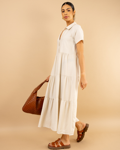 Robe longue chemise
