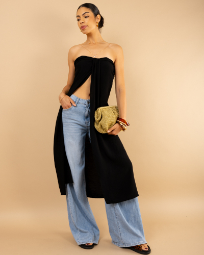 Bustier long ouverture