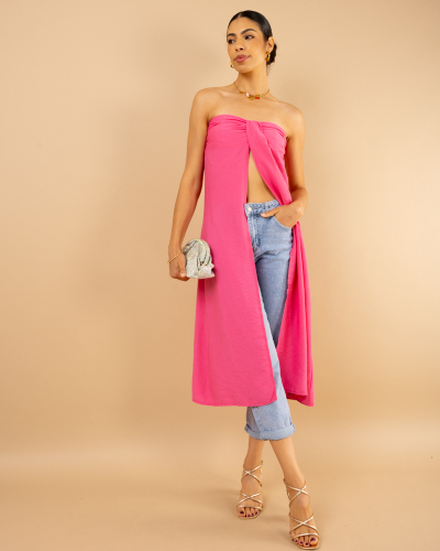 Bustier long ouverture
