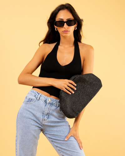 Top maille dos nu