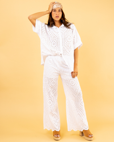 Chemise brodée