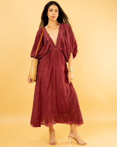 Robe longue v