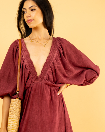 Robe longue v