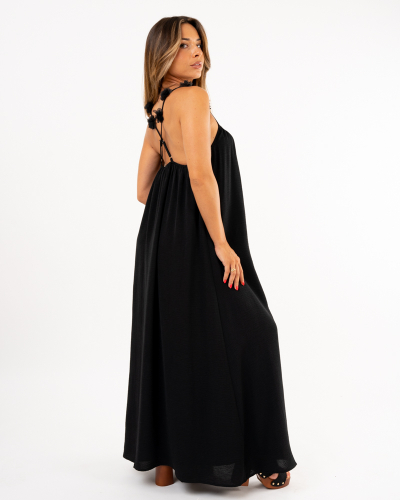 Robe longue fleurs
